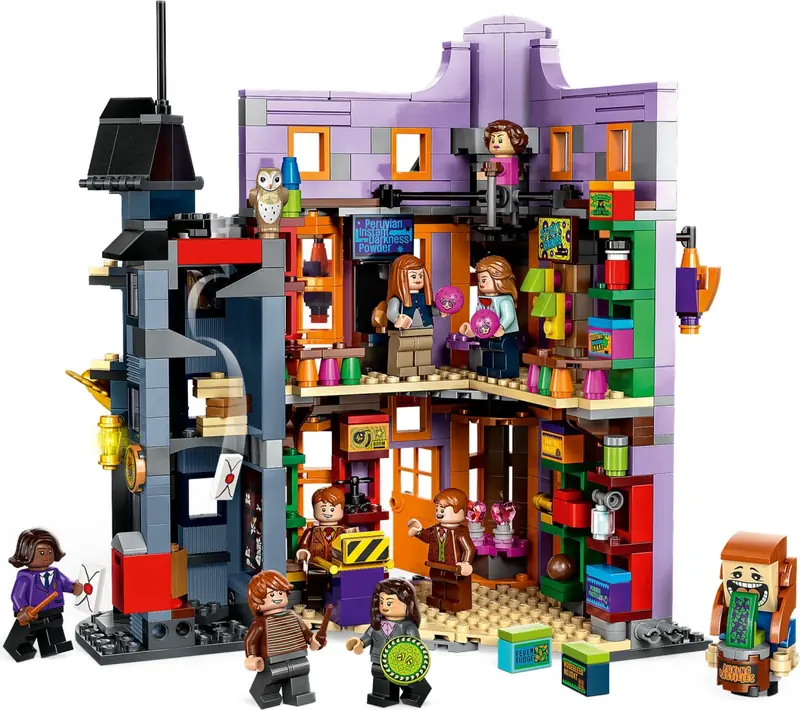 LEGO 76422 Ulica Pokątna: Magiczne dowcipy Weasleyów zdjęcie 3
