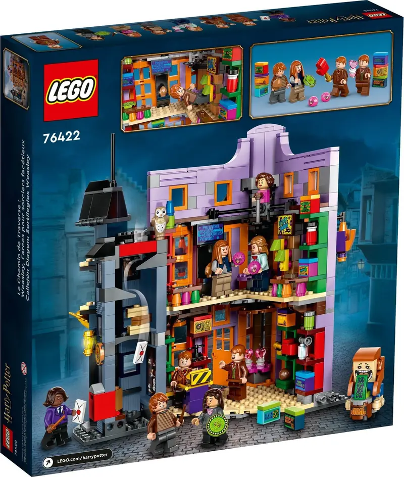 LEGO 76422 Ulica Pokątna: Magiczne dowcipy Weasleyów zdjęcie 6