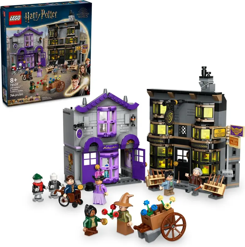 LEGO 76439 Sklepy Ollivandera i Madame Malkin zdjęcie 7