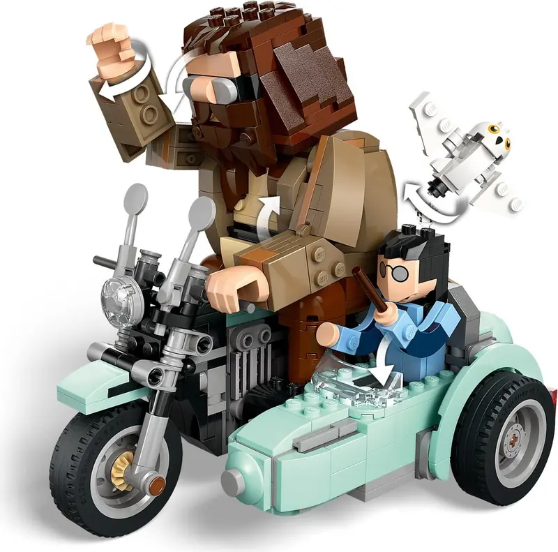 LEGO 76443 Przejażdżka motocyklowa Hagrida i Harry’ego zdjęcie 4
