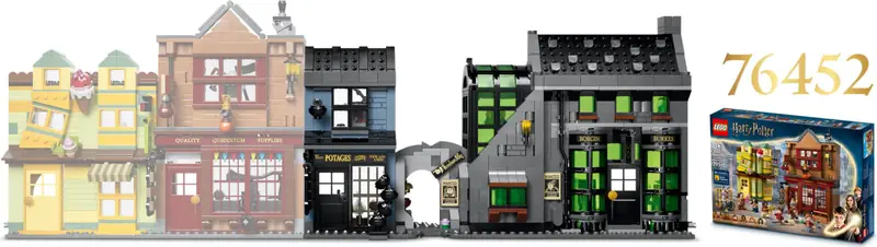 LEGO 76471 Magiczne sklepy na ulicy Śmiertelnego Nokturnu zdjęcie 9