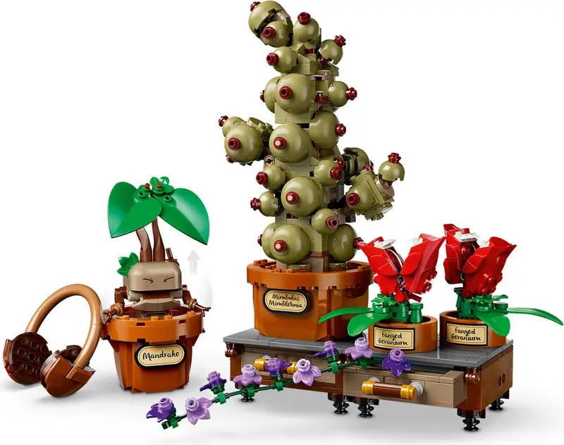 LEGO 76474 Rośliny z lekcji zielarstwa w Hogwarcie zdjęcie 8