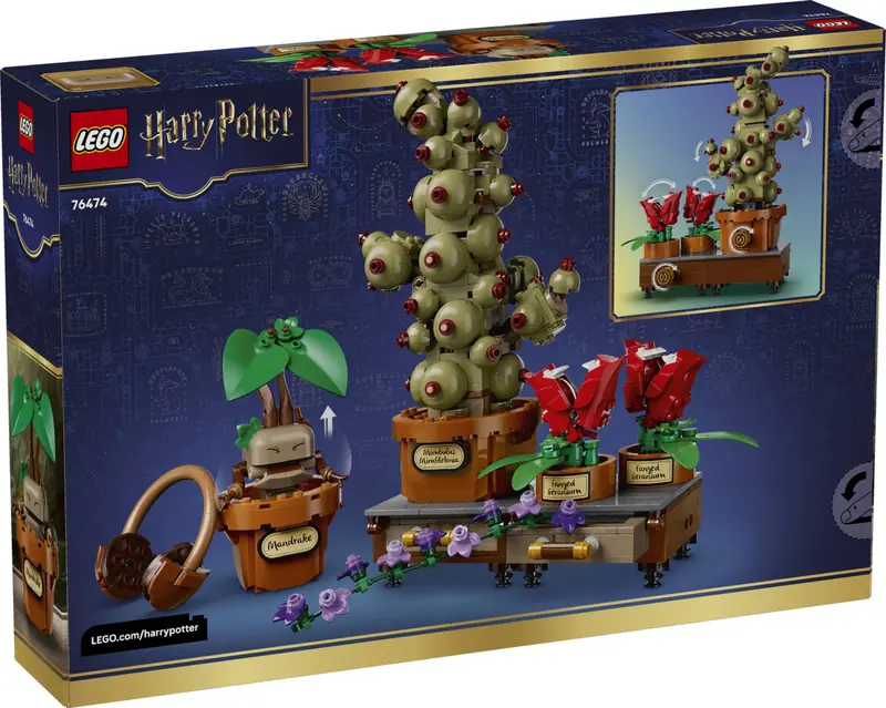 LEGO 76474 Rośliny z lekcji zielarstwa w Hogwarcie zdjęcie 3