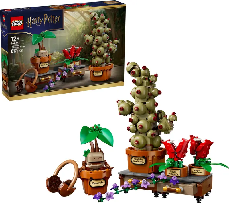 LEGO 76474 Rośliny z lekcji zielarstwa w Hogwarcie zdjęcie 4