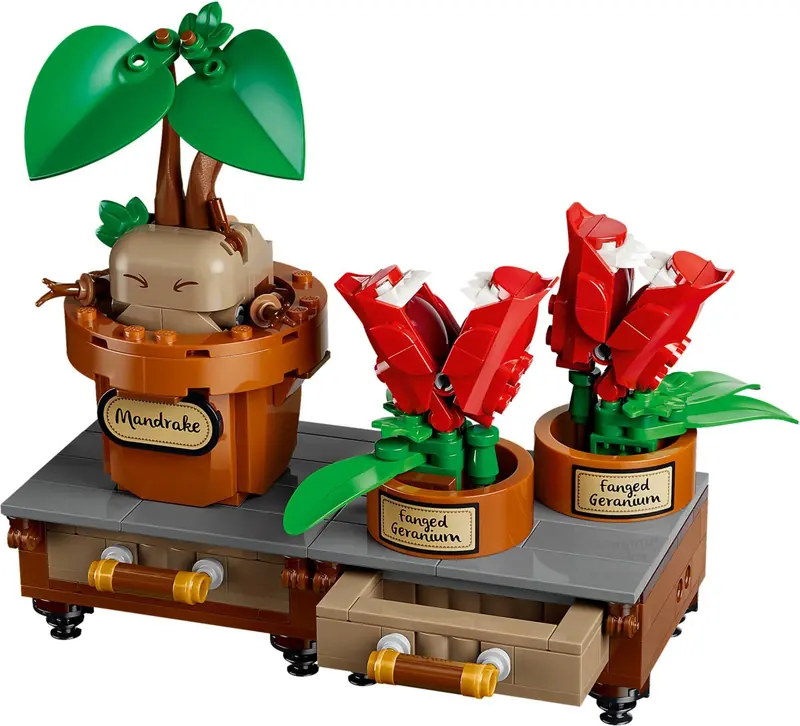 LEGO 76474 Rośliny z lekcji zielarstwa w Hogwarcie zdjęcie 6