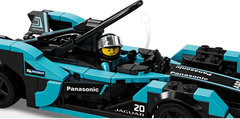LEGO 76898 Formula E Panasonic Jaguar Racing GEN2 car i Jaguar I-PACE eTROPHY zdjęcie 4