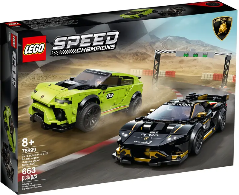 LEGO 76899 Lamborghini Urus ST-X i Lamborghini Huracán Super Trofeo EVO zdjęcie 2