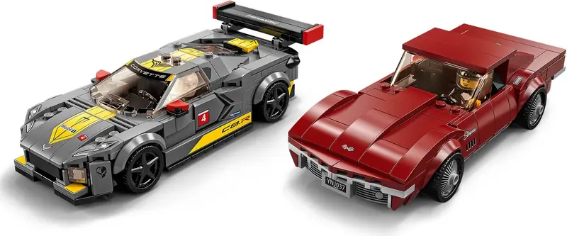 LEGO 76903 Samochód wyścigowy Chevrolet Corvette C8.R i 1969 Chevrolet Corvette zdjęcie 3
