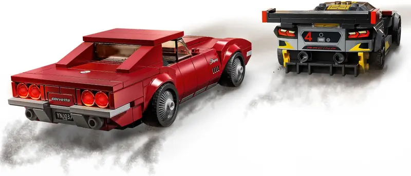 LEGO 76903 Samochód wyścigowy Chevrolet Corvette C8.R i 1969 Chevrolet Corvette zdjęcie 5