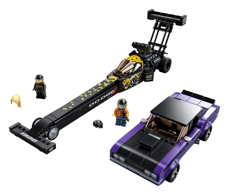 LEGO 76904 Mopar Dodge//SRT Top Fuel Dragster i 1970 Dodge Challenger T/A