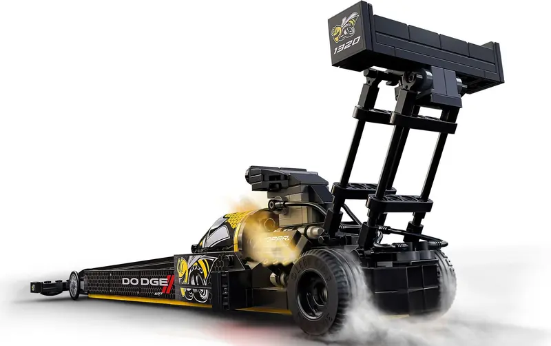 LEGO 76904 Mopar Dodge//SRT Top Fuel Dragster i 1970 Dodge Challenger T/A zdjęcie 3
