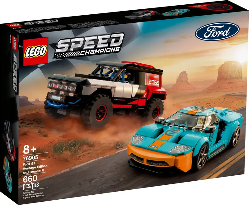 LEGO 76905 Ford GT Heritage Edition i Bronco R zdjęcie 6