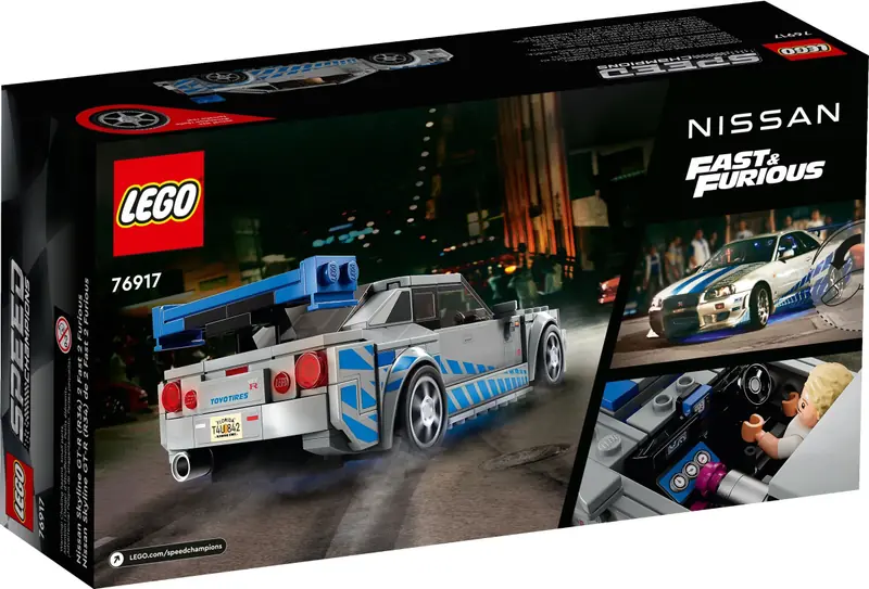 LEGO 76917 Nissan Skyline GT-R (R34) z filmu „Za szybcy, za wściekli” zdjęcie 3
