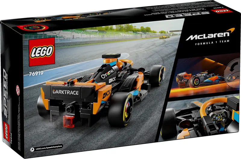 LEGO 76919 Samochód wyścigowy McLaren Formula 1 wersja 2023 zdjęcie 2