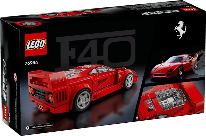 LEGO 76934 Supersamochód Ferrari F40 zdjęcie 6