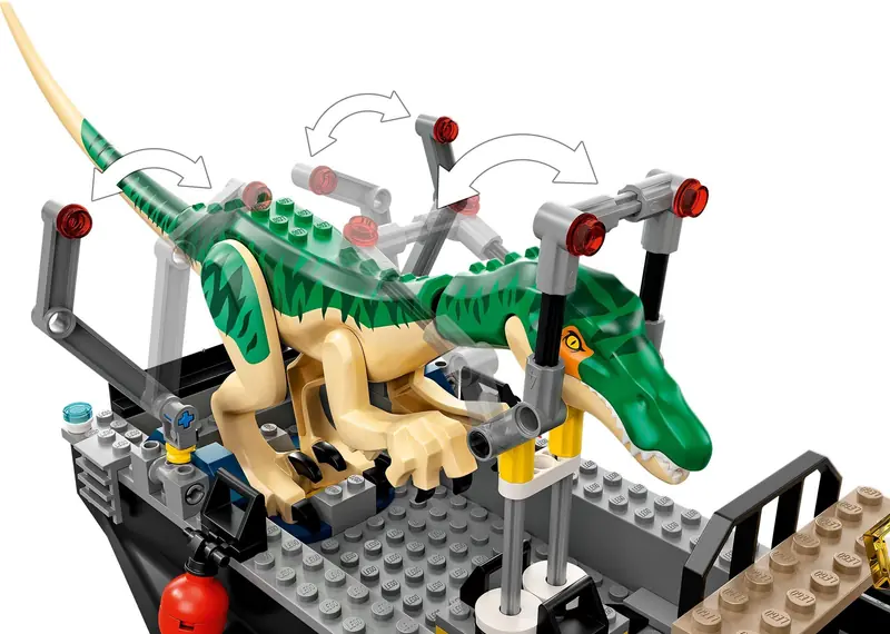 LEGO 76942 Barionyks i ucieczka łodzią zdjęcie 10