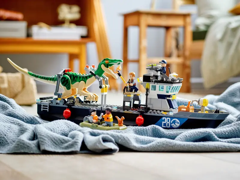LEGO 76942 Barionyks i ucieczka łodzią zdjęcie 13