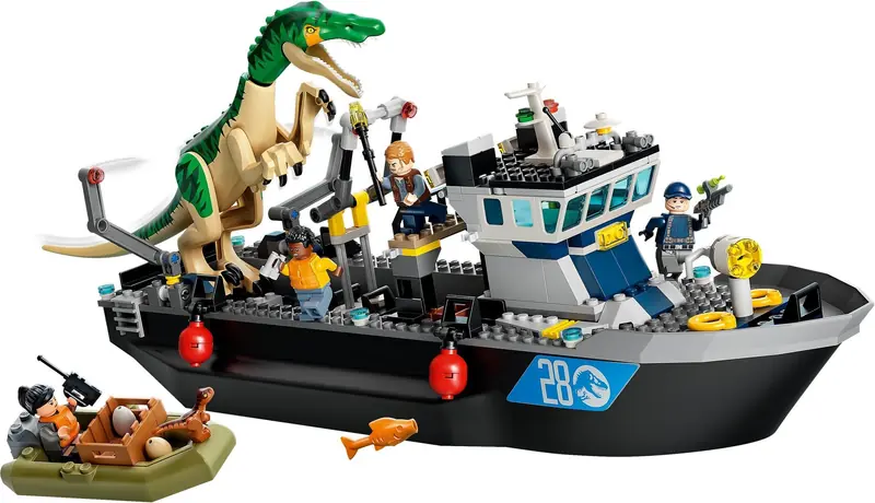 LEGO 76942 Barionyks i ucieczka łodzią zdjęcie 6