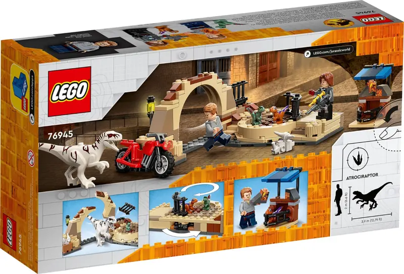 LEGO 76945 Atrociraptor: pościg na motocyklu zdjęcie 5