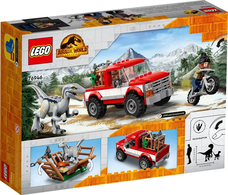 LEGO 76946 Schwytanie welociraptorów Blue i Bety zdjęcie 8