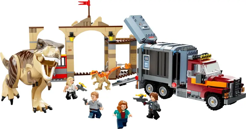 LEGO 76948 Ucieczka tyranozaura i atrociraptora