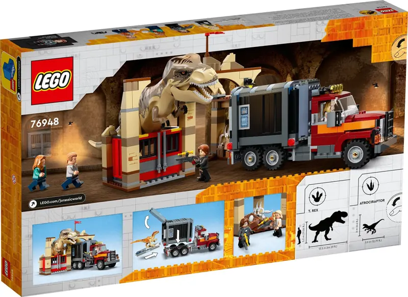LEGO 76948 Ucieczka tyranozaura i atrociraptora zdjęcie 6
