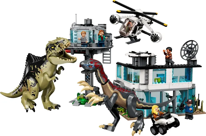 LEGO 76949 Atak giganotozaura i terizinozaura