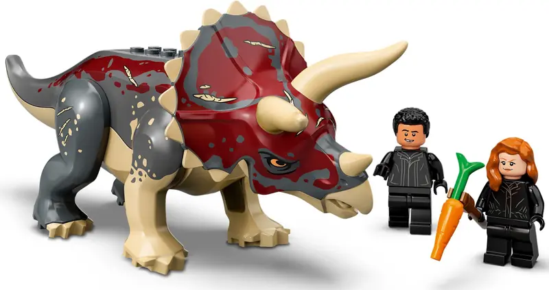 LEGO 76950 Triceratops i zasadzka z pick-upem zdjęcie 5