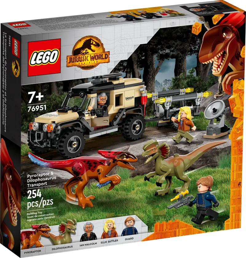 LEGO 76951 Transport pyroraptora i dilofozaura zdjęcie 8