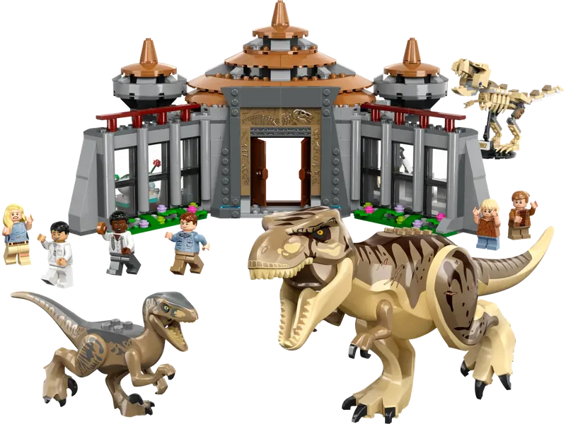 LEGO 76961 Centrum dla odwiedzających: atak tyranozaura i raptora