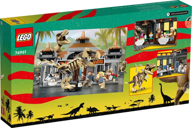 LEGO 76961 Centrum dla odwiedzających: atak tyranozaura i raptora zdjęcie 6