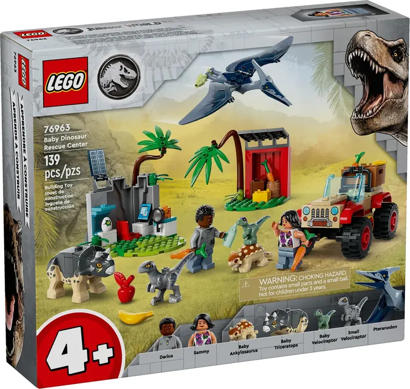 LEGO 76963 Centrum ratunkowe dla małych dinozaurów zdjęcie 2