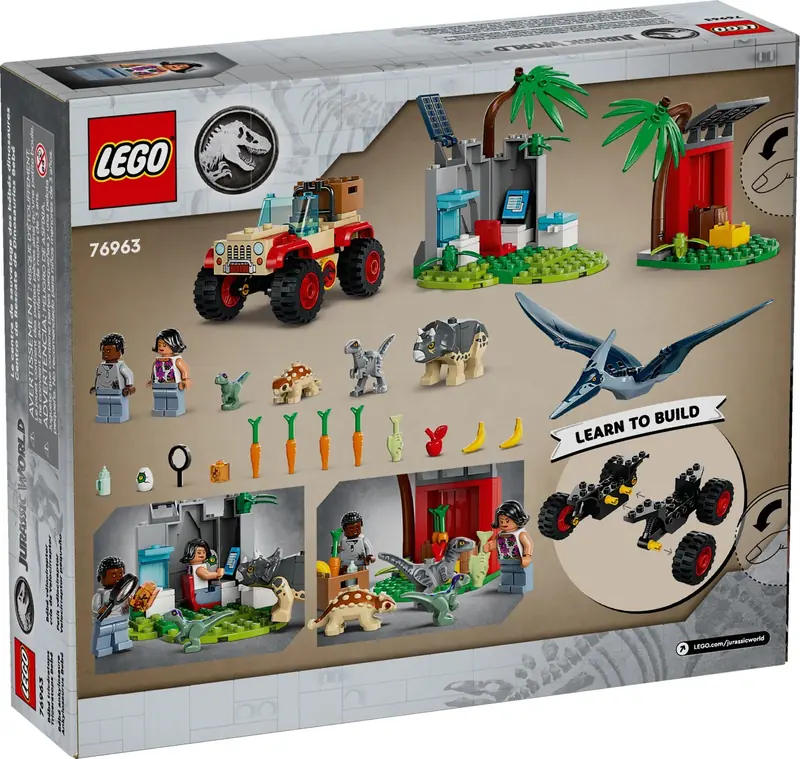 LEGO 76963 Centrum ratunkowe dla małych dinozaurów zdjęcie 3