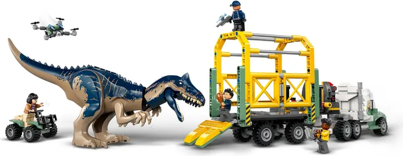 LEGO 76966 Dinomisje: ciężarówka do transportu allozaura zdjęcie 2