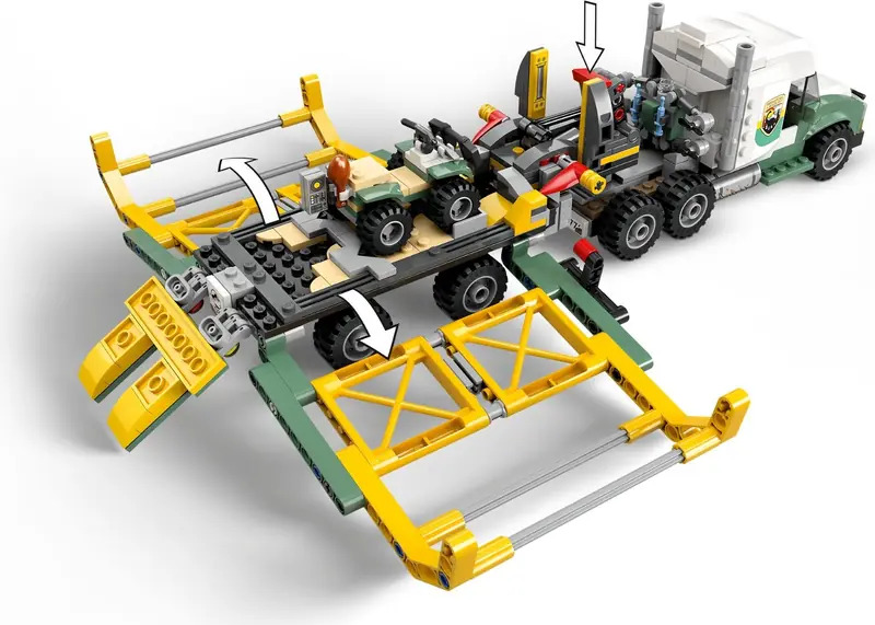 LEGO 76966 Dinomisje: ciężarówka do transportu allozaura zdjęcie 3
