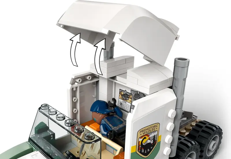 LEGO 76966 Dinomisje: ciężarówka do transportu allozaura zdjęcie 8