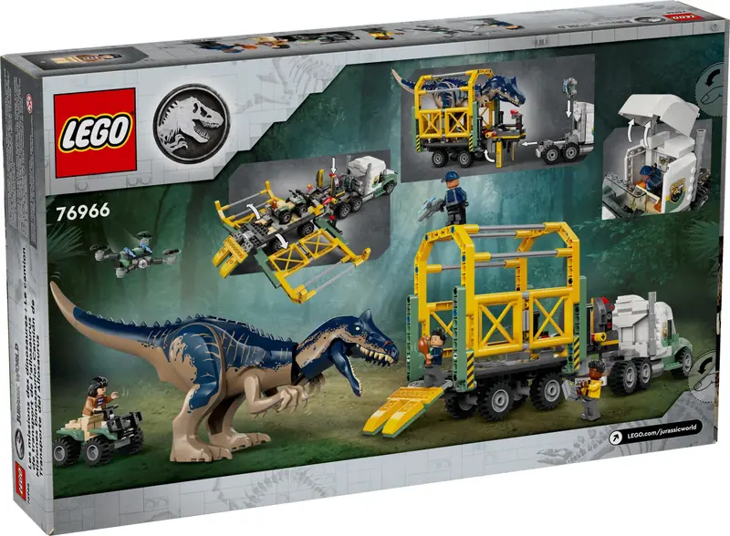 LEGO 76966 Dinomisje: ciężarówka do transportu allozaura zdjęcie 5