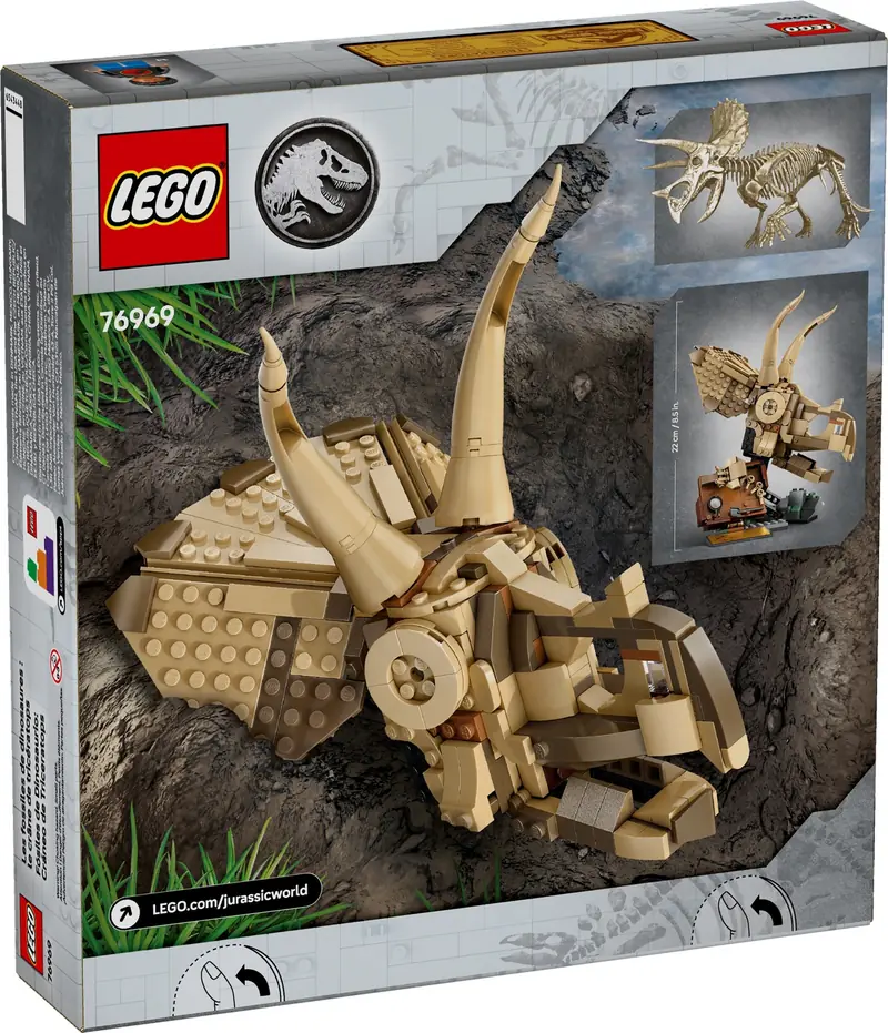 LEGO 76969 Szkielety dinozaurów: czaszka triceratopsa zdjęcie 3