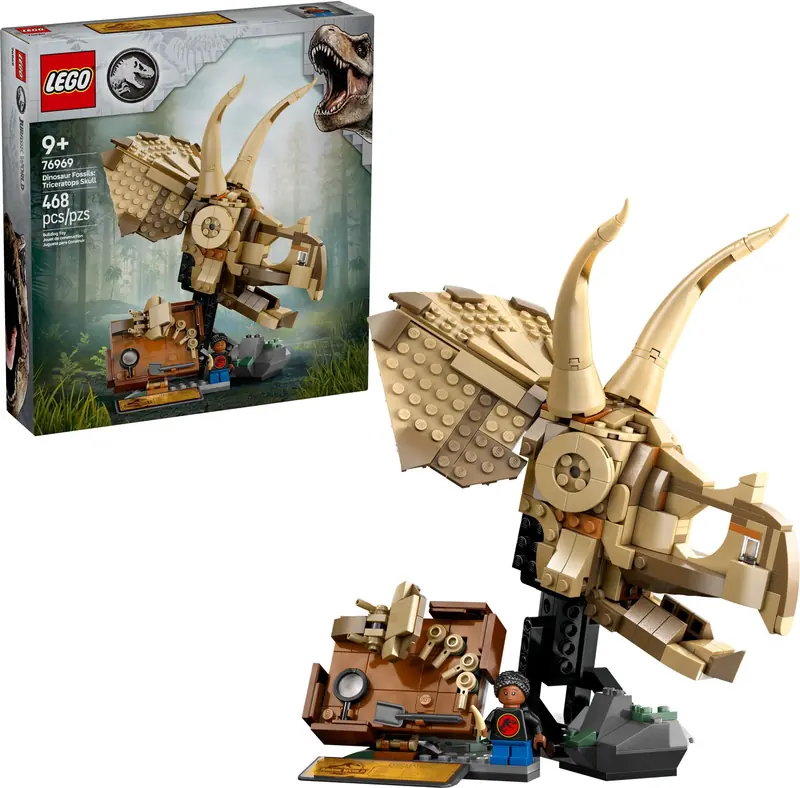 LEGO 76969 Szkielety dinozaurów: czaszka triceratopsa zdjęcie 2