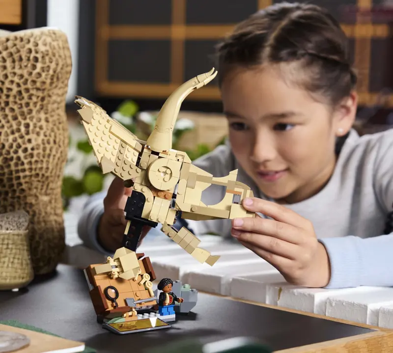 LEGO 76969 Szkielety dinozaurów: czaszka triceratopsa zdjęcie 8