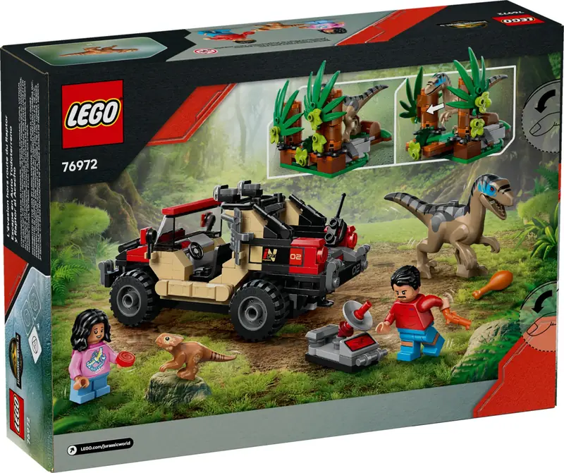 LEGO 76972 Ucieczka terenówką przed raptorem zdjęcie 3