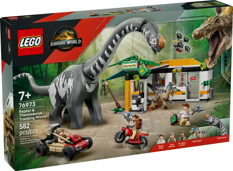 LEGO 76973 Na tropie tytanozaura i raptora zdjęcie 2