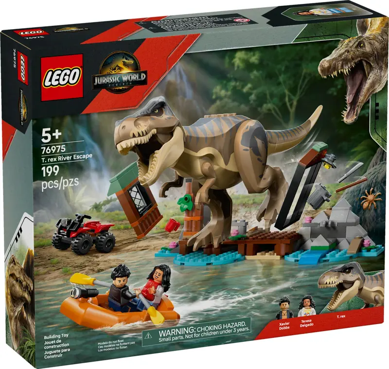 LEGO 76975 Ucieczka rzeką przed tyranozaurem zdjęcie 2
