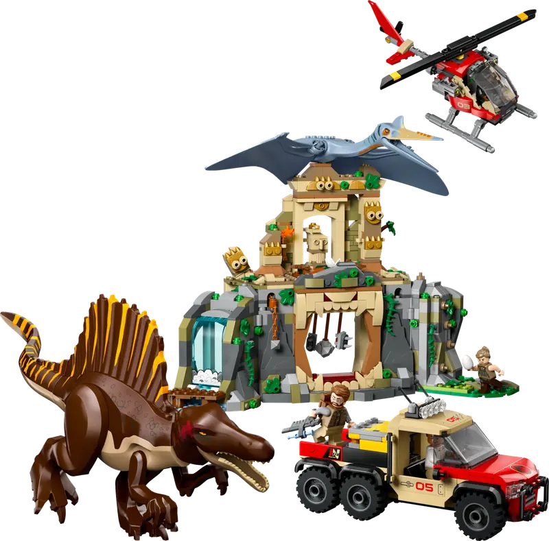 LEGO 76976 Powietrzna misja z kecalkoatlem i spinozaurem