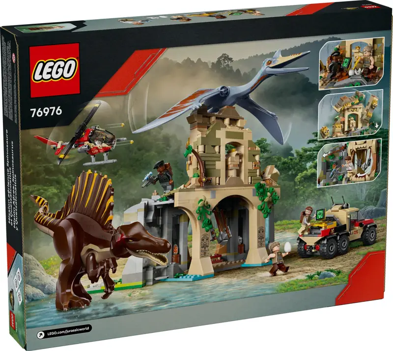 LEGO 76976 Powietrzna misja z kecalkoatlem i spinozaurem zdjęcie 3