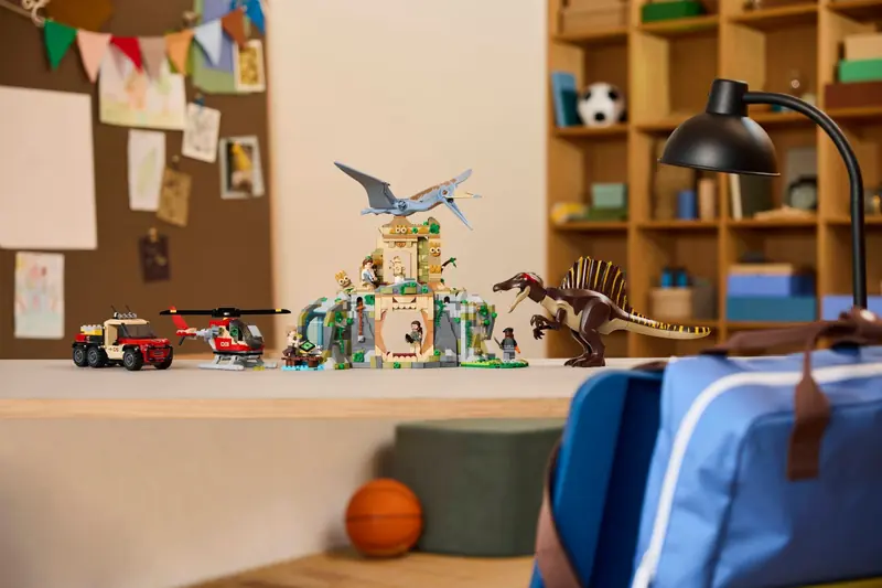 LEGO 76976 Powietrzna misja z kecalkoatlem i spinozaurem zdjęcie 6