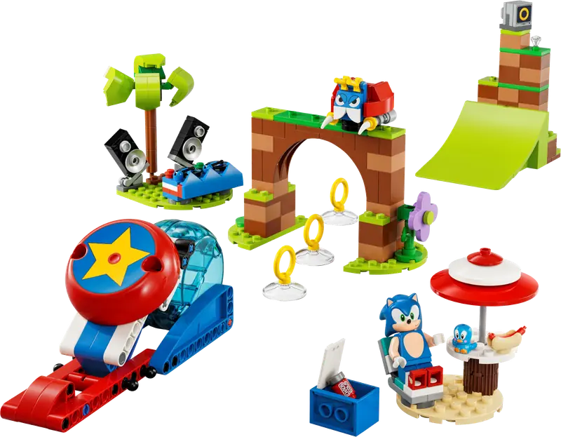 LEGO 76990 Sonic — wyzwanie z pędzącą kulą