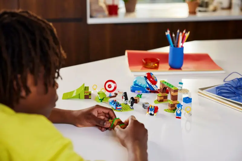 LEGO 76990 Sonic - wyzwanie z pędzącą kulą zdjęcie 10