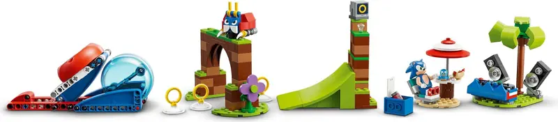 LEGO 76990 Sonic - wyzwanie z pędzącą kulą zdjęcie 5
