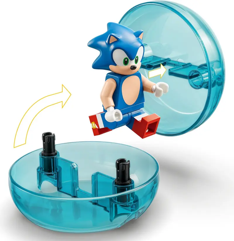 LEGO 76990 Sonic - wyzwanie z pędzącą kulą zdjęcie 8